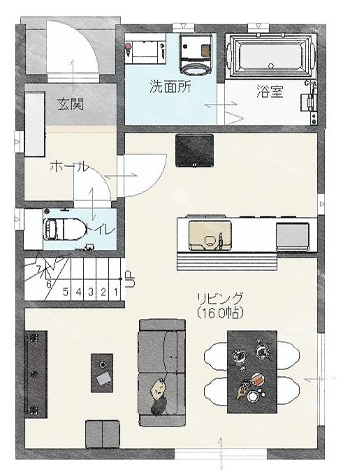 シンプル×ナチュラルな家